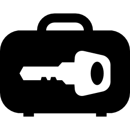 llaves de maletín icono