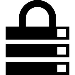 server di sicurezza icona