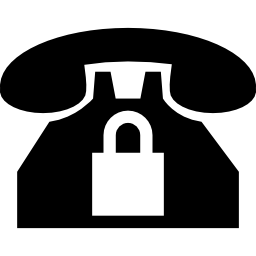 telefoon blokkeeringscode icoon