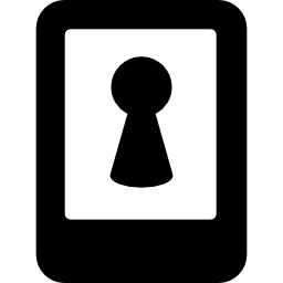 Cellphone lock icon