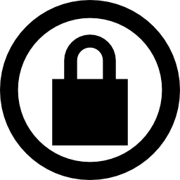 Clock padlock icon