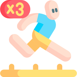 Long jump icon