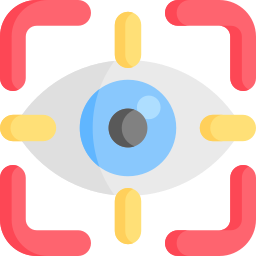 Śledzenie wzroku ikona