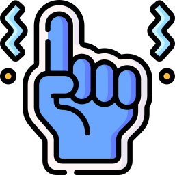 Foam hand icon