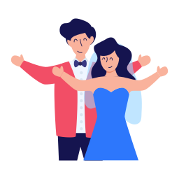 Wedding couple icon