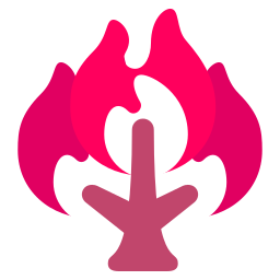 fuego fatuo icono