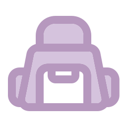 Baby bag icon
