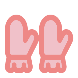 Детские перчатки иконка