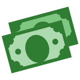 billetes de banco icono