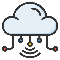 Cloud network icon