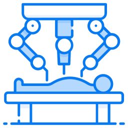 Robotic surgery icon