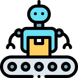 robot industrial icono