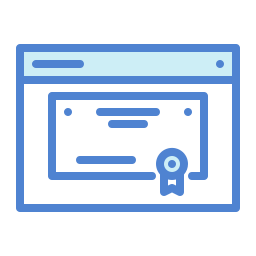 certificaat icoon