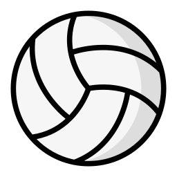 pelota de voleibol icono