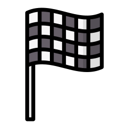 Racing flag icon