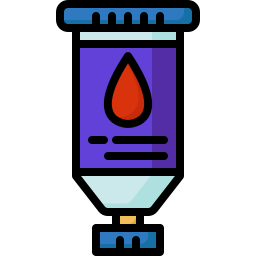 Color tubes icon