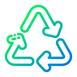 Recycle sign icon