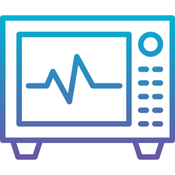 monitor ekg ikona