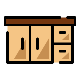 Cabinet drawer icon