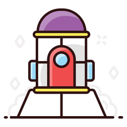 Space capsule icon