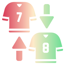 Substitute player icon