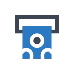 Cash machine icon