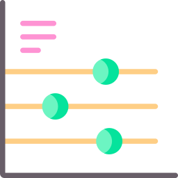 Line chart icon