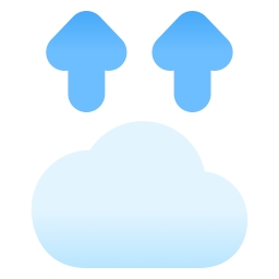 Cloud upload icon