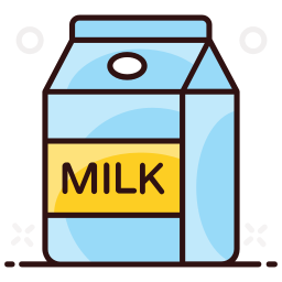 boîte à lait Icône