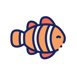 Clown fish icon