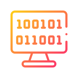 Binary code icon