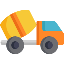 Concrete mixer icon