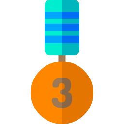 medalha de bronze Ícone