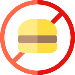 bez fast foodów ikona