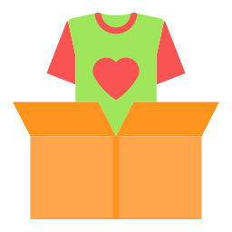 donación de ropa icono