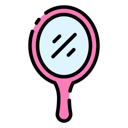 Hand mirror icon