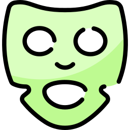 mascara facial icono