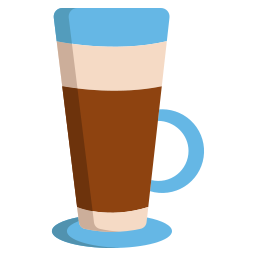 Latte macchiato icon