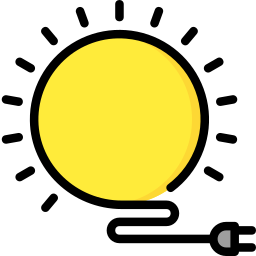 Solar energy icon