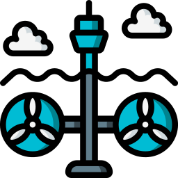 Tidal power icon