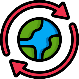 Planet earth icon