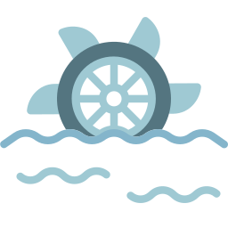 Wave power icon
