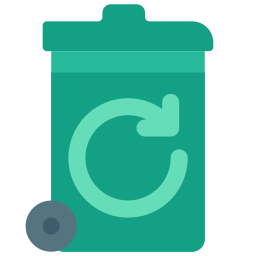 Recycling bin icon