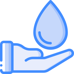 Saving water icon