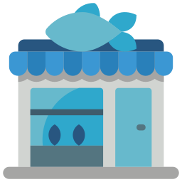 Fish shop icon