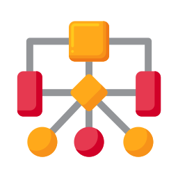 diagramma di flusso icona