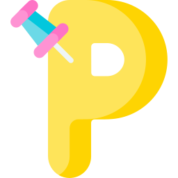 文字p icon