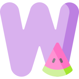 文字w icon