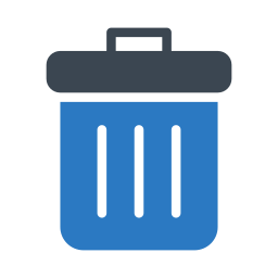 Trash bin icon