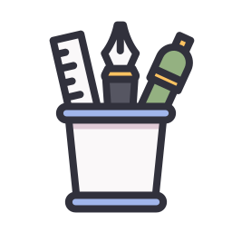 Pencil case icon